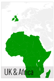 Map UK africa