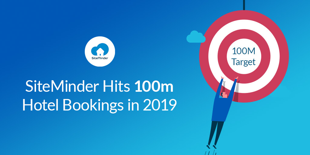 Αποτέλεσμα εικόνας για SiteMinder delivers its 100 millionth hotel booking of 2019