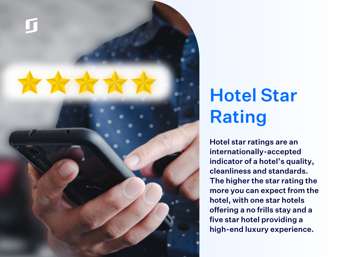 Image explaining hotel star rating system