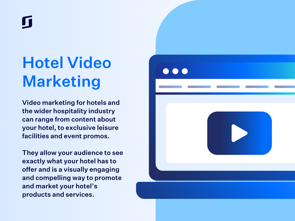 Image explaining hotel video marketing