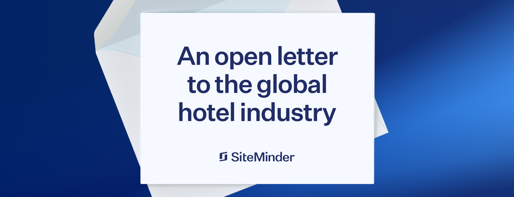 An open letter from the CEO of SiteMinder