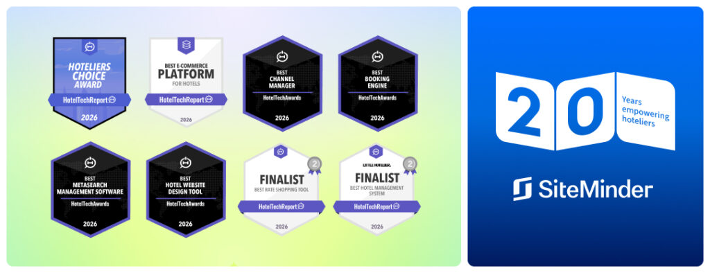 SiteMinder's hotel tech report awards for 2026