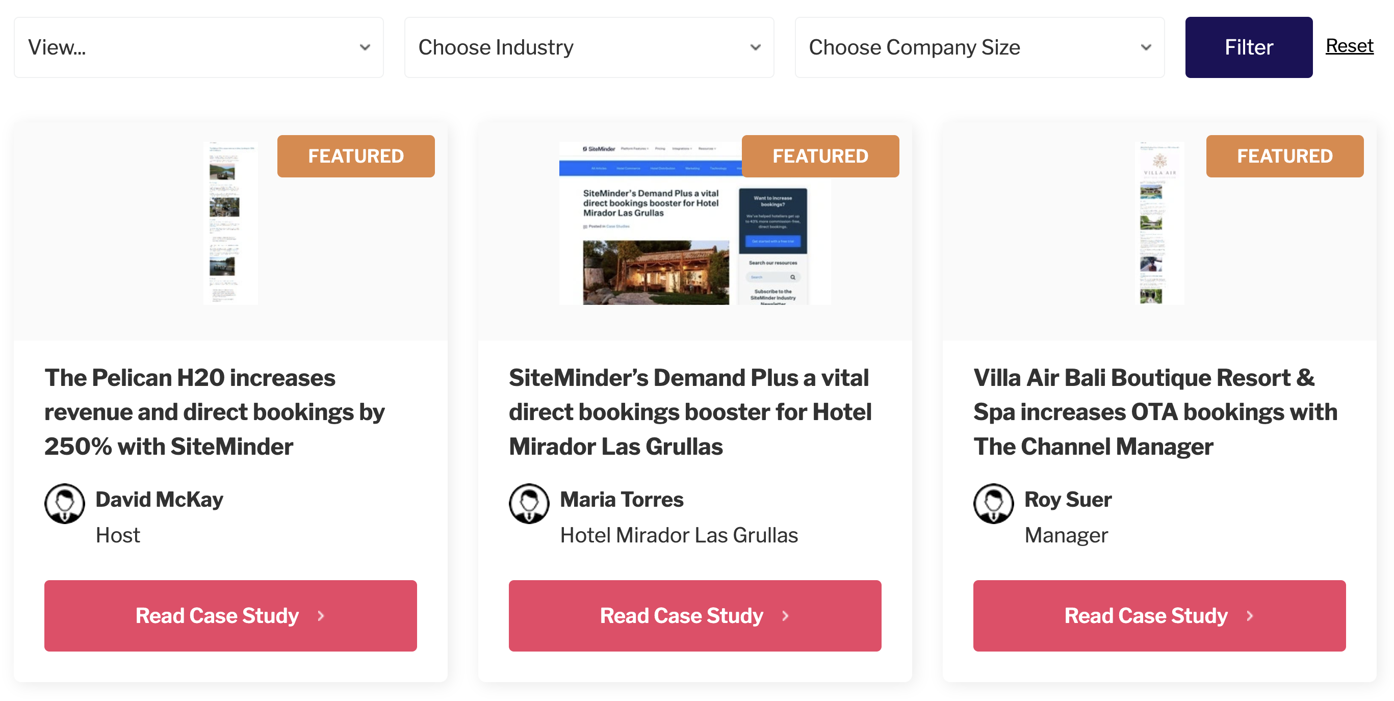 siteminder reviews examples