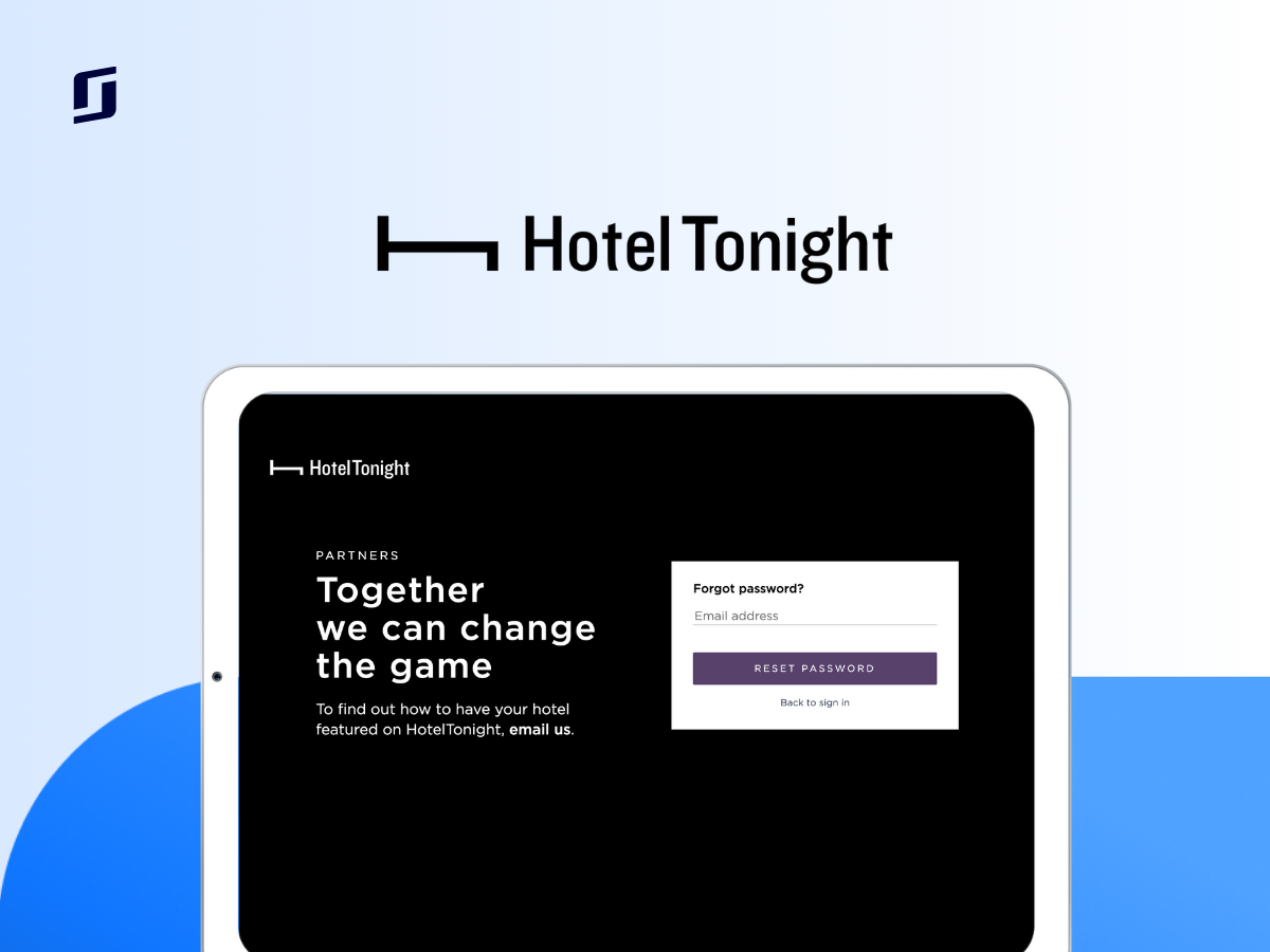 HotelTonight extranet