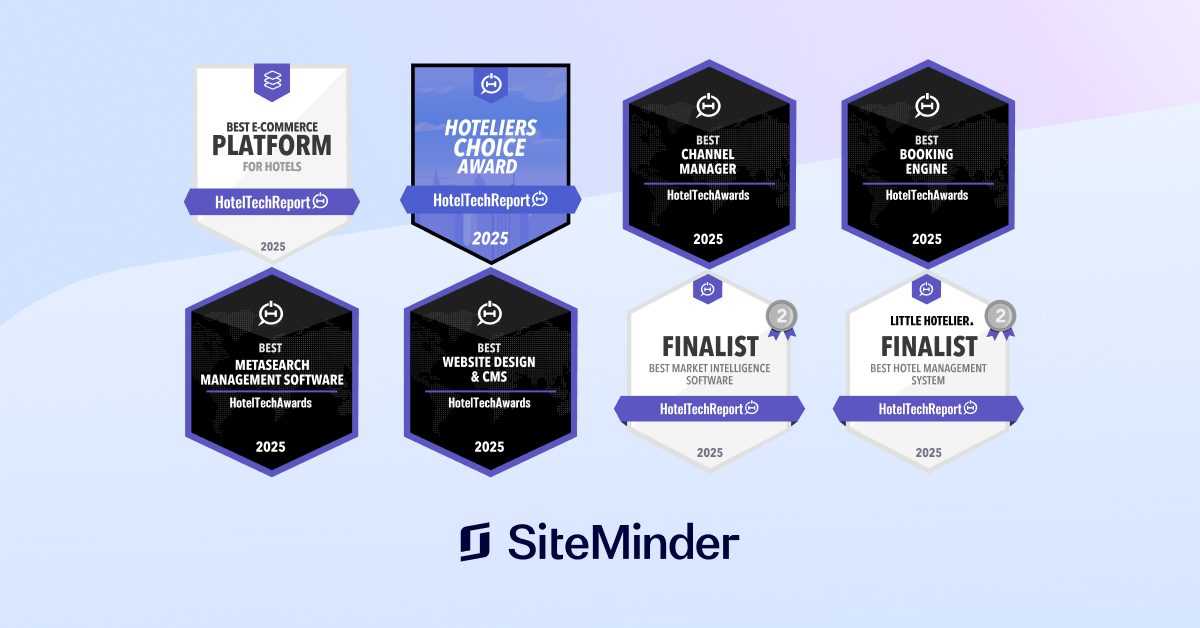 SiteMinder dominates at 2025 HotelTechAwards