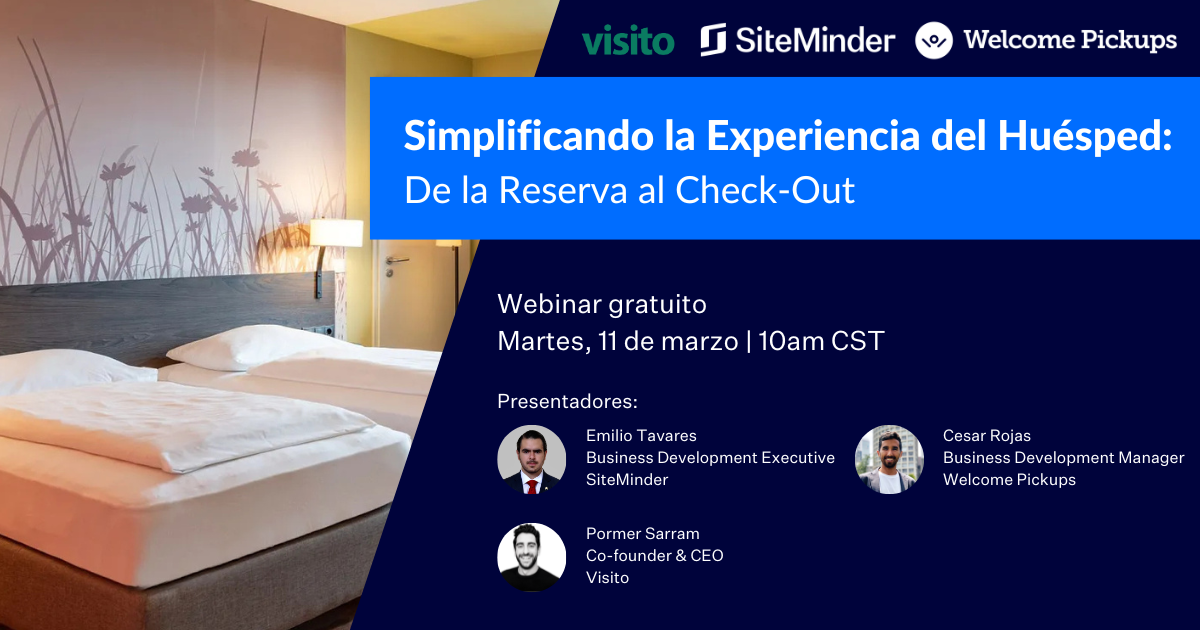 [Webinar] Simplificando la Experiencia del Huésped: De la Reserva al Check-Out