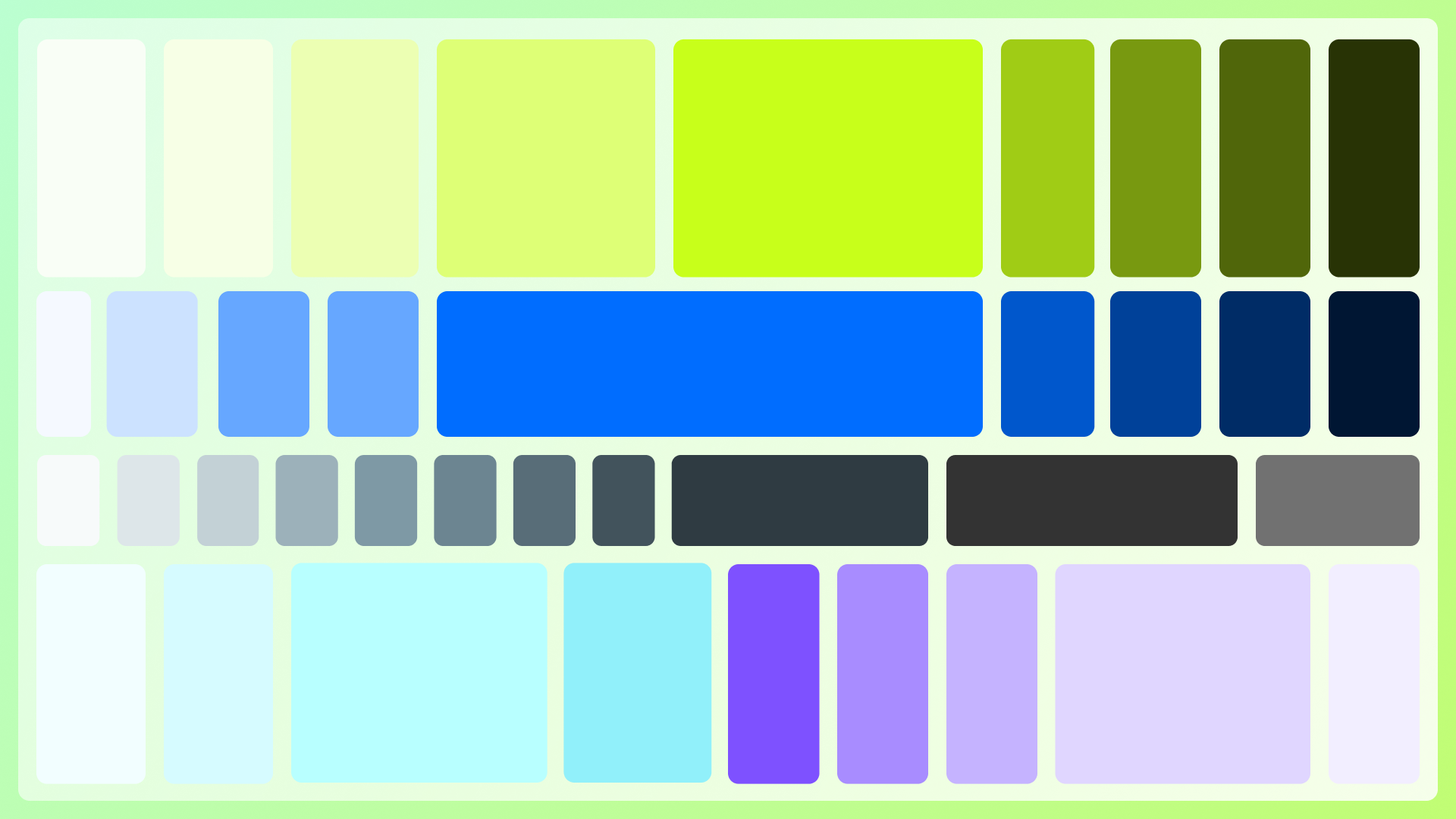 SiteMinder colour palette