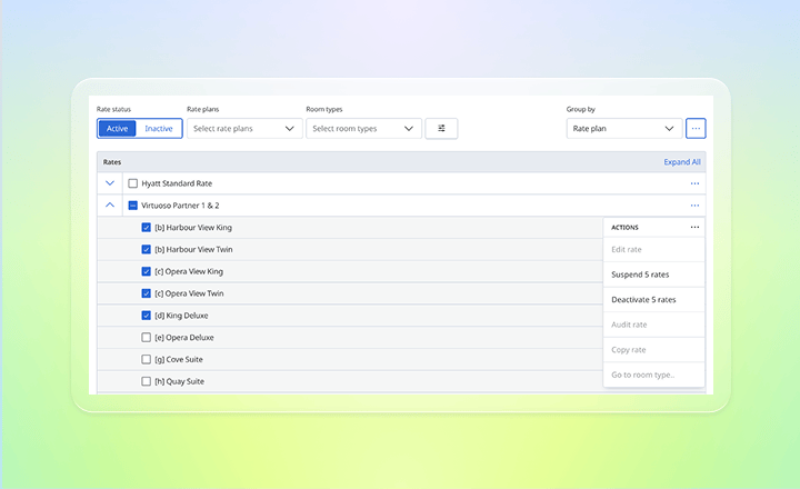 Bulk rate activation